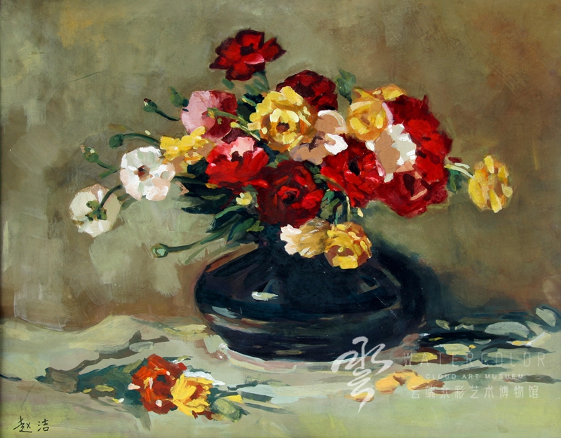 赵洁 《花卉3》